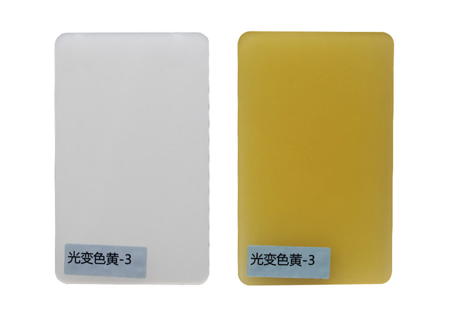 Light discoloration yellow-3